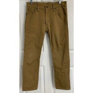 Levis 513 Jeans Mens 30x30 Tan Khaki Slim Fit Straight Leg Denim Pants